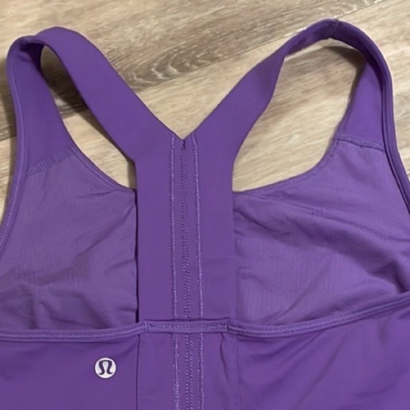 Lululemon Athletica racerback tanktop ultra violet Size 4 - Picture 6 of 7